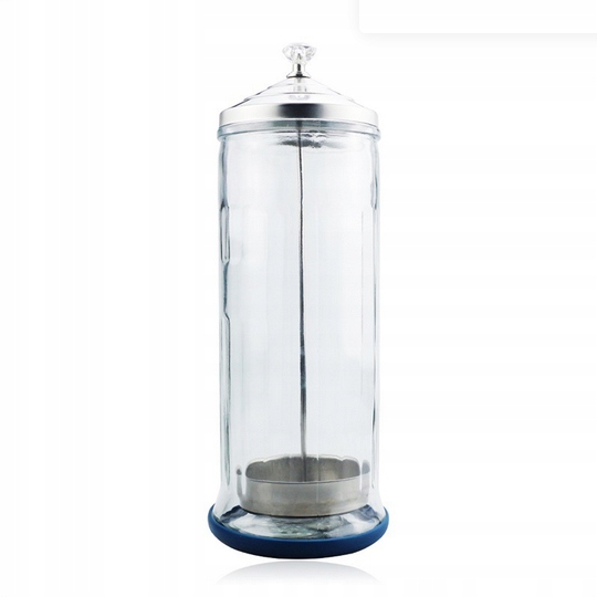 Szklany pojemnik do dezynfekcji metodą zanurzeniową POJEMNOŚĆ: 1500 ML