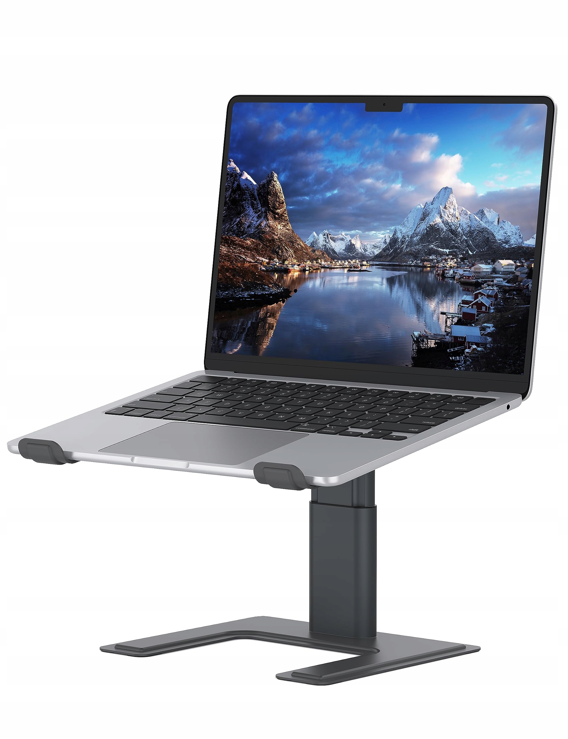 Stojak pod Laptopa Aluminiowy Alashi Regulowany 10-17,3" Uchwyt Biurko Szar