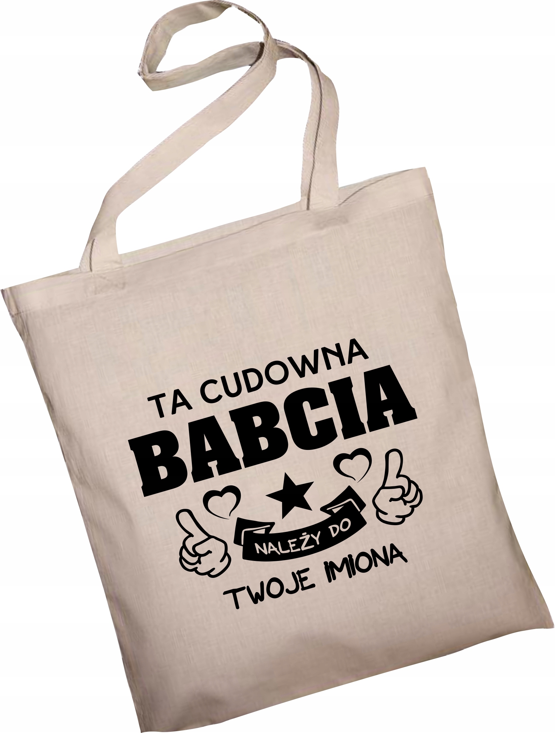 

Torba Bawełniana Zakupy Prezent Dzień Babci B505
