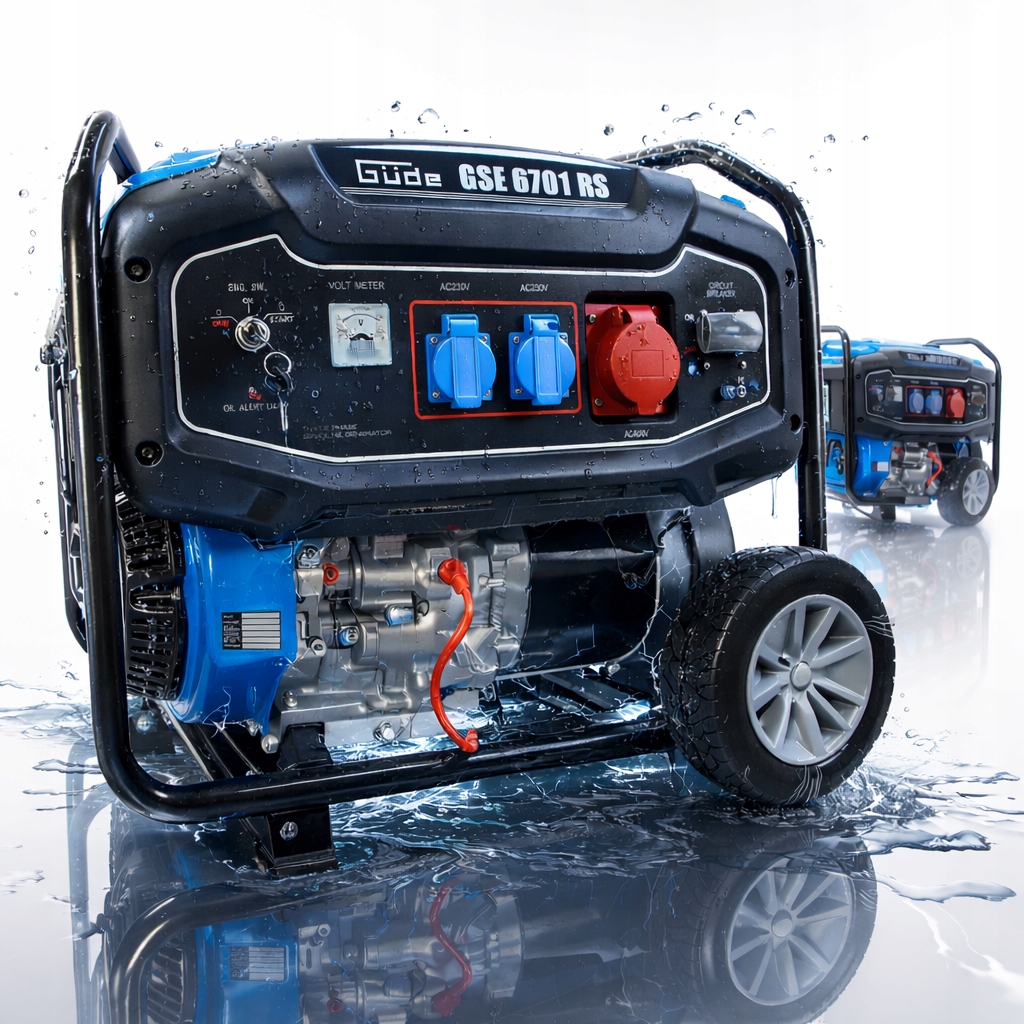 PROFESJONALNY AGREGAT PRĄDOTWÓRCZY 5,5kW EL-START AVR+ MIEDŹ 400V 12,2KM