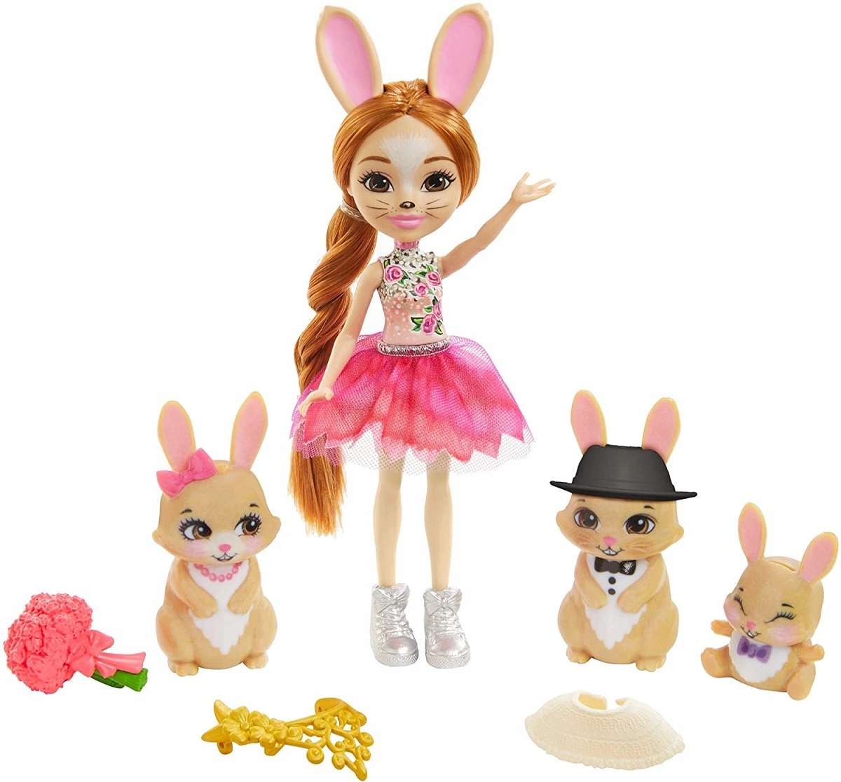 

Enchantimals Rodzina Lalka Królik Króliczki GYJ08