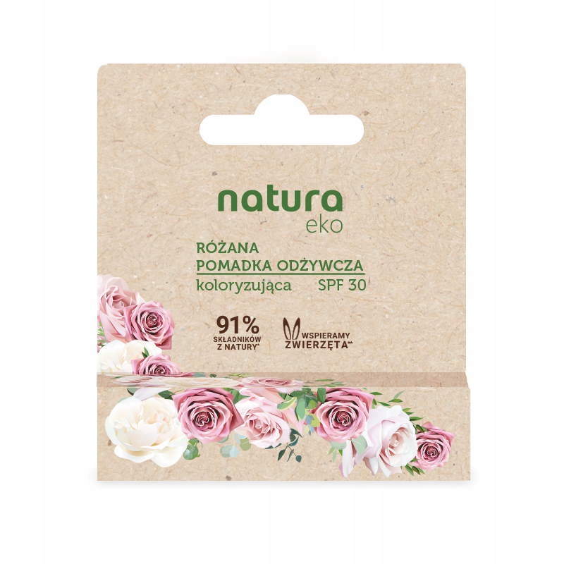 

Natura Eko Ochronna Pomadka Różana 4,8 G