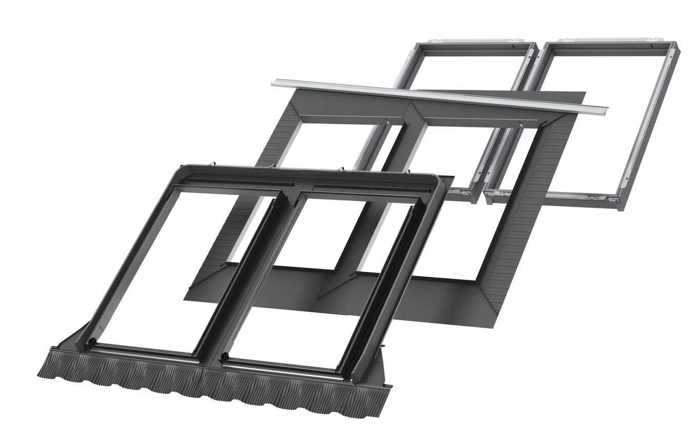 Zespolenie kołnierzy Kombi Velux Ekw MK08 2021M 78x140 z Ekw Bdx Bfx