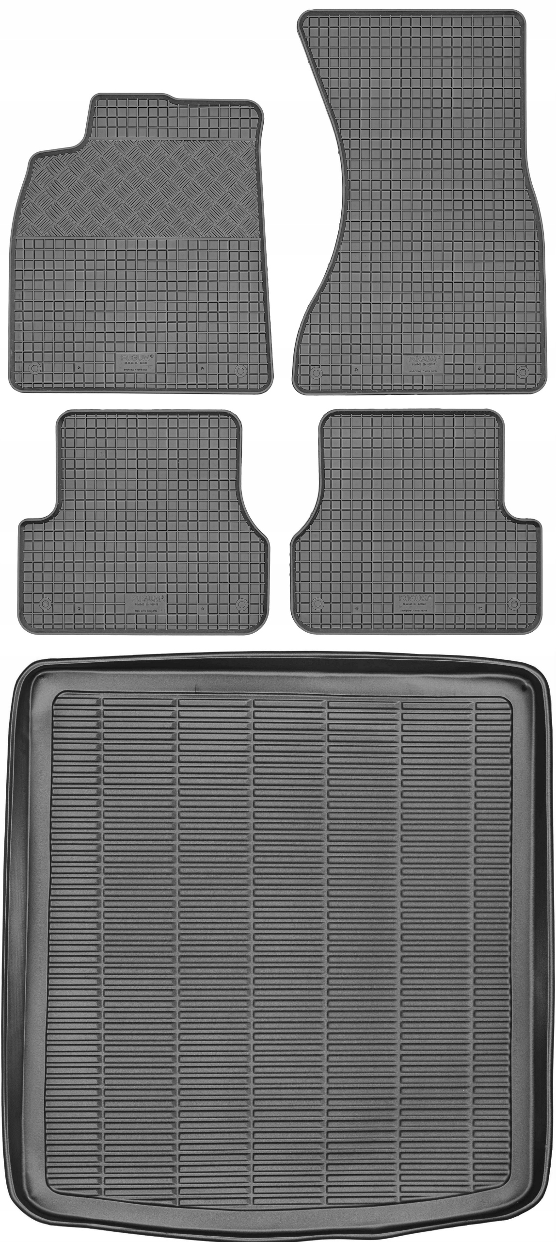 Audi A6 C7 Kombi 2011-2018 Set Gumové rohože rohož