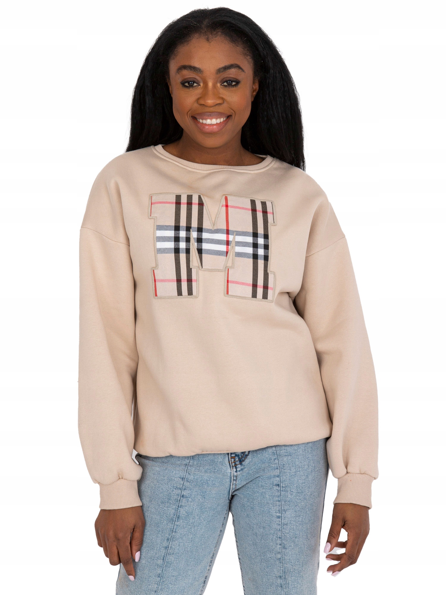 

Gustowna Bluza Damska dresowa bez kaptura