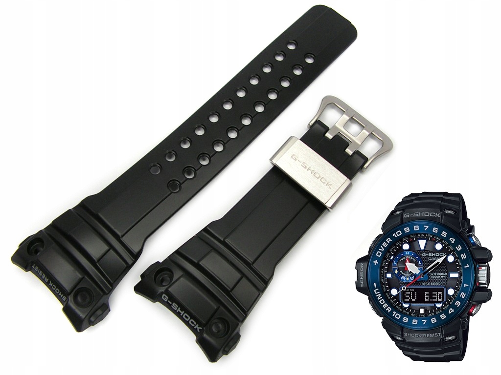 Černý pásek G-Shock GWN-1000 GWN-1000B 10473487, originální