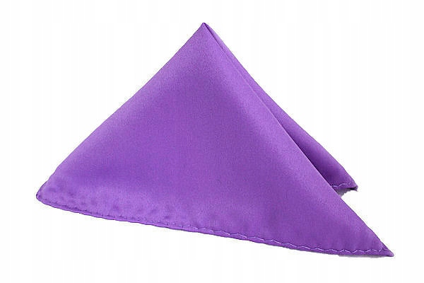 KOMPLET KRAWAT i POSZETKA ZESTAW JASNY FIOLETOWY Marka Tissino