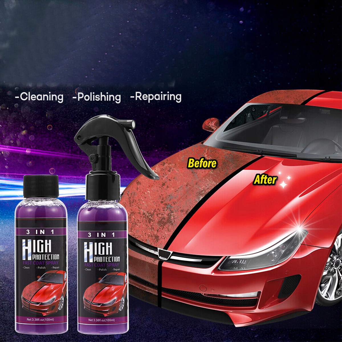 5szt. Nano spray do naprawy zarysowań samochodów 100ml Numer katalogowy producenta 4069161488801