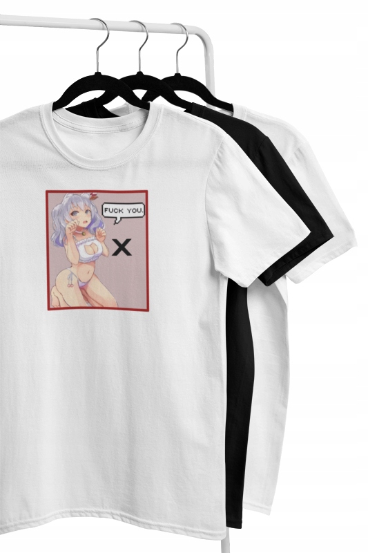 

Koszulka Hentai Anime Manga Prezent Fana Biała L