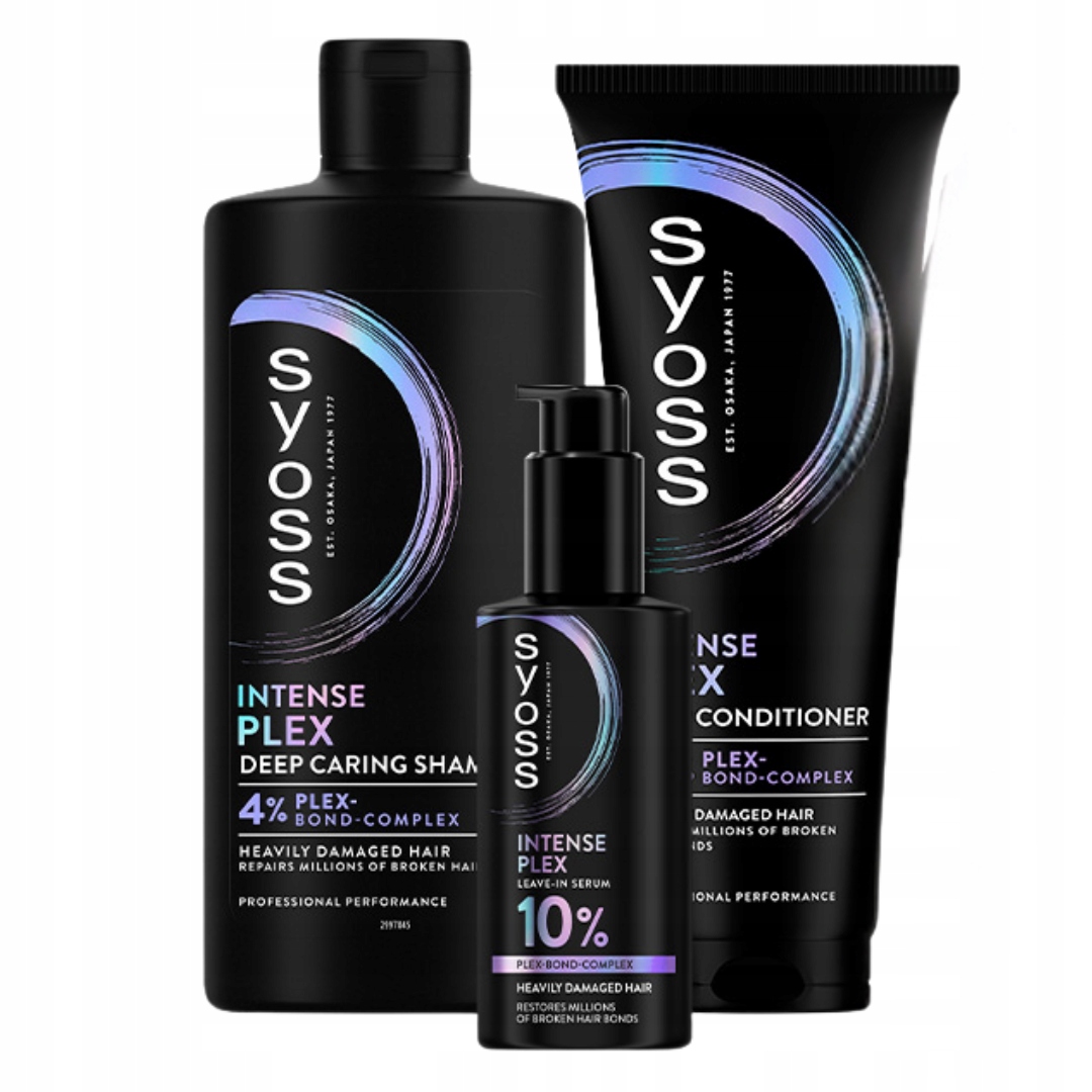 Syoss Intense Plex Sada péče o silně poškozené vlasy 3 ks