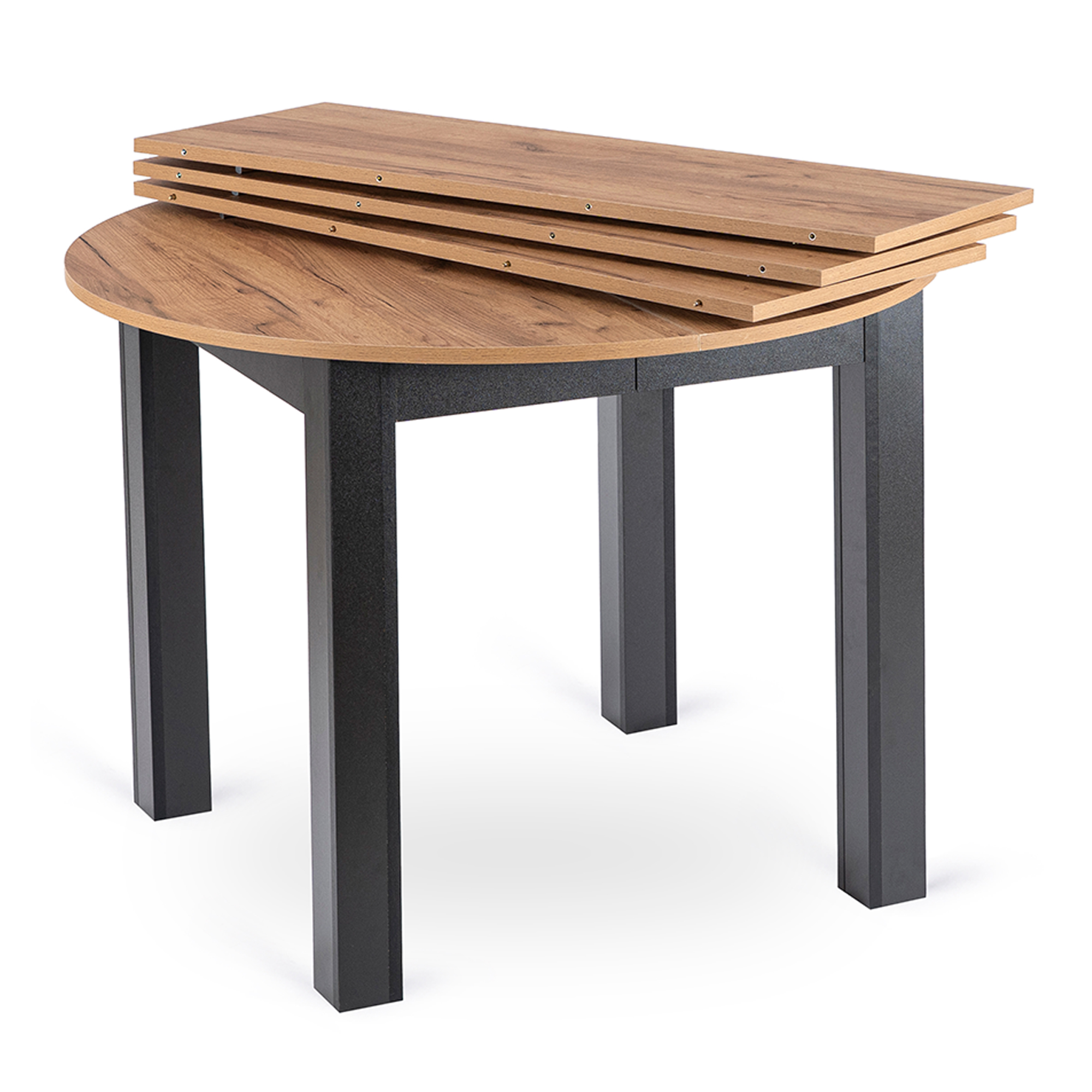 Stůl Kulatý Rozkládací Kuchyňský Do Jídelny Obývacího Pokoje Velký Craft James 100/220