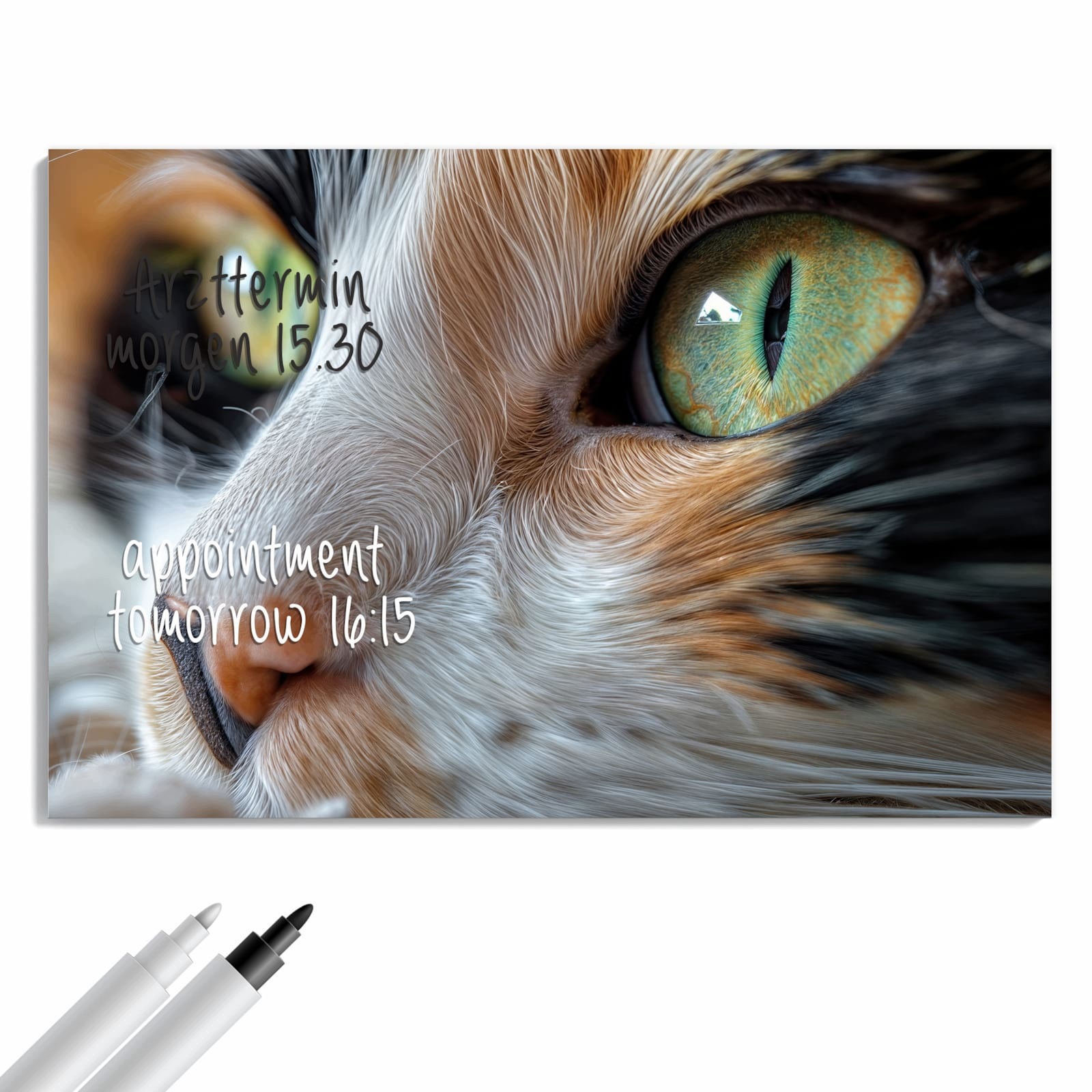 Magnetická tabule Zielonooki Kočka 90 × 60 cm