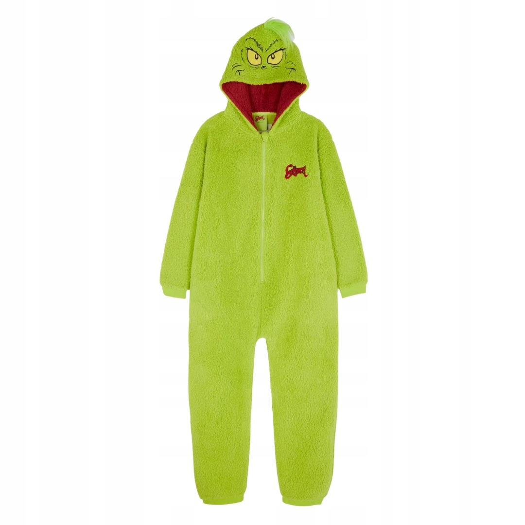 Vánoční fleecová kombinéza Grinch S