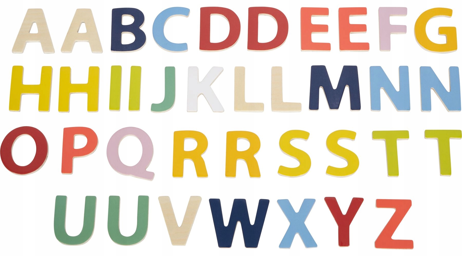 MAGNETYCZNE LITERY nauka literek zestaw 37 części Bohater brak