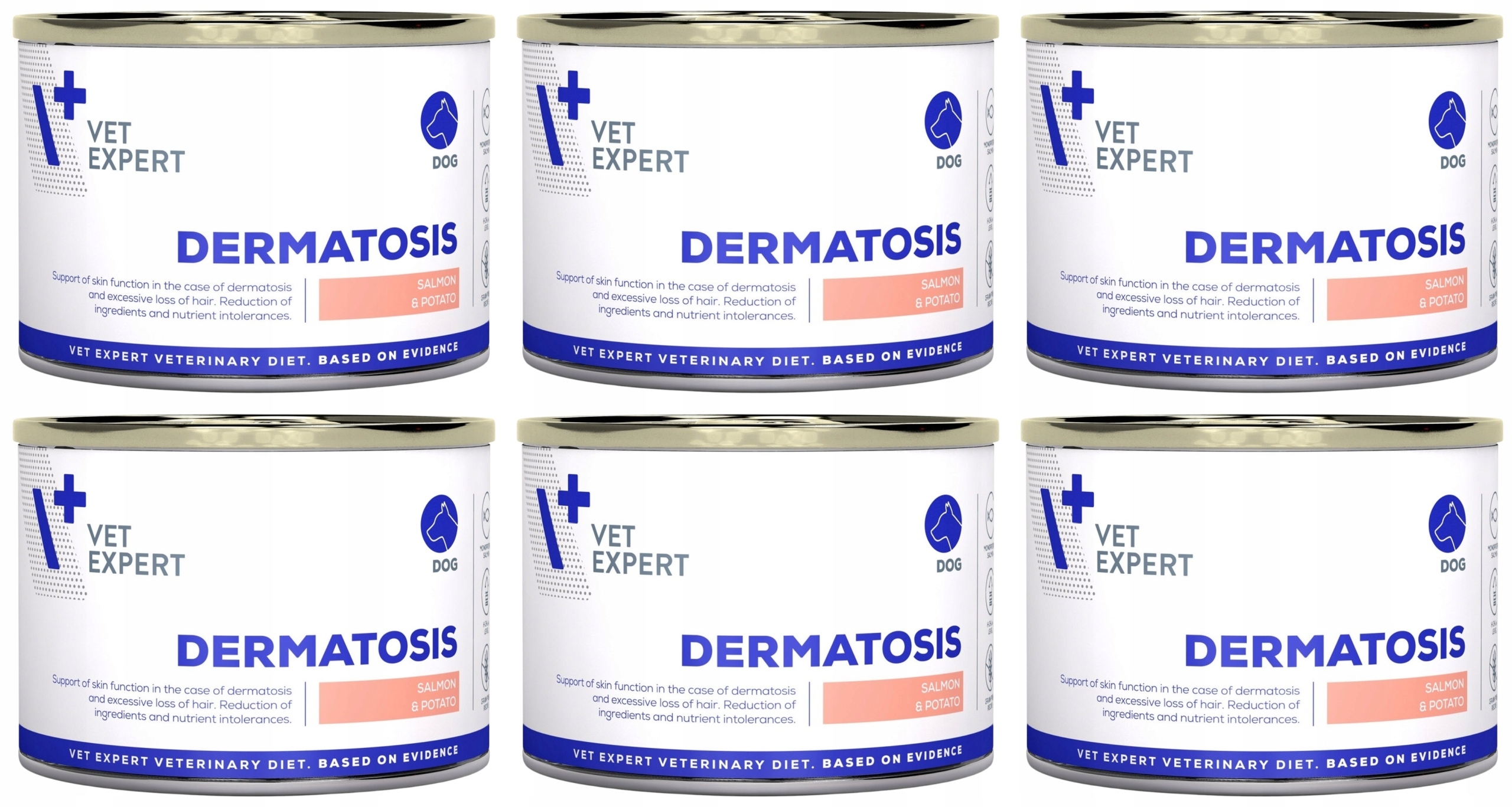 Levně 4T VetExpert Dog Dermatosis 6 x 200 g