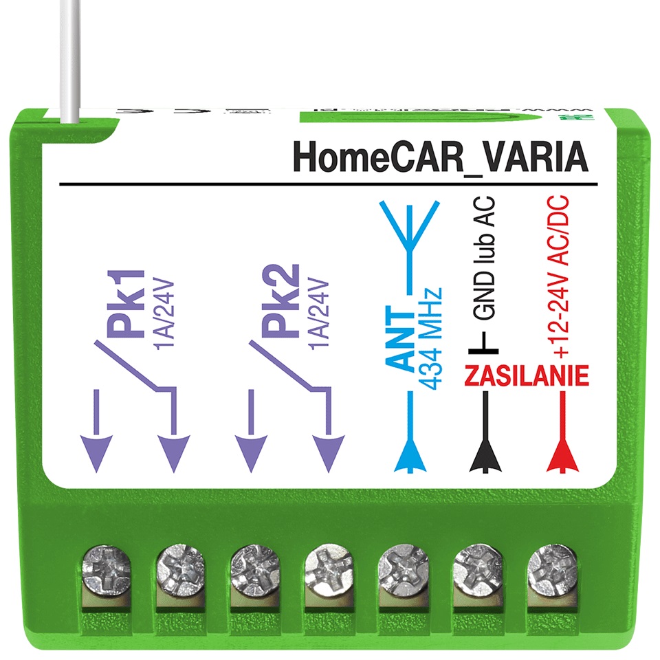 Prijímač na ovládanie brány z auta Homelink Eu/usa univerzálny 315/433 MHz