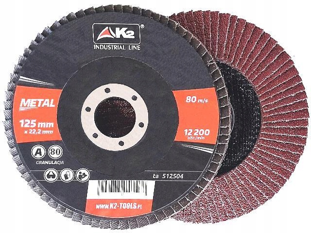 

Tarcza Lamelkowa Listkowa Sciernica 125 P80 K2 Pro