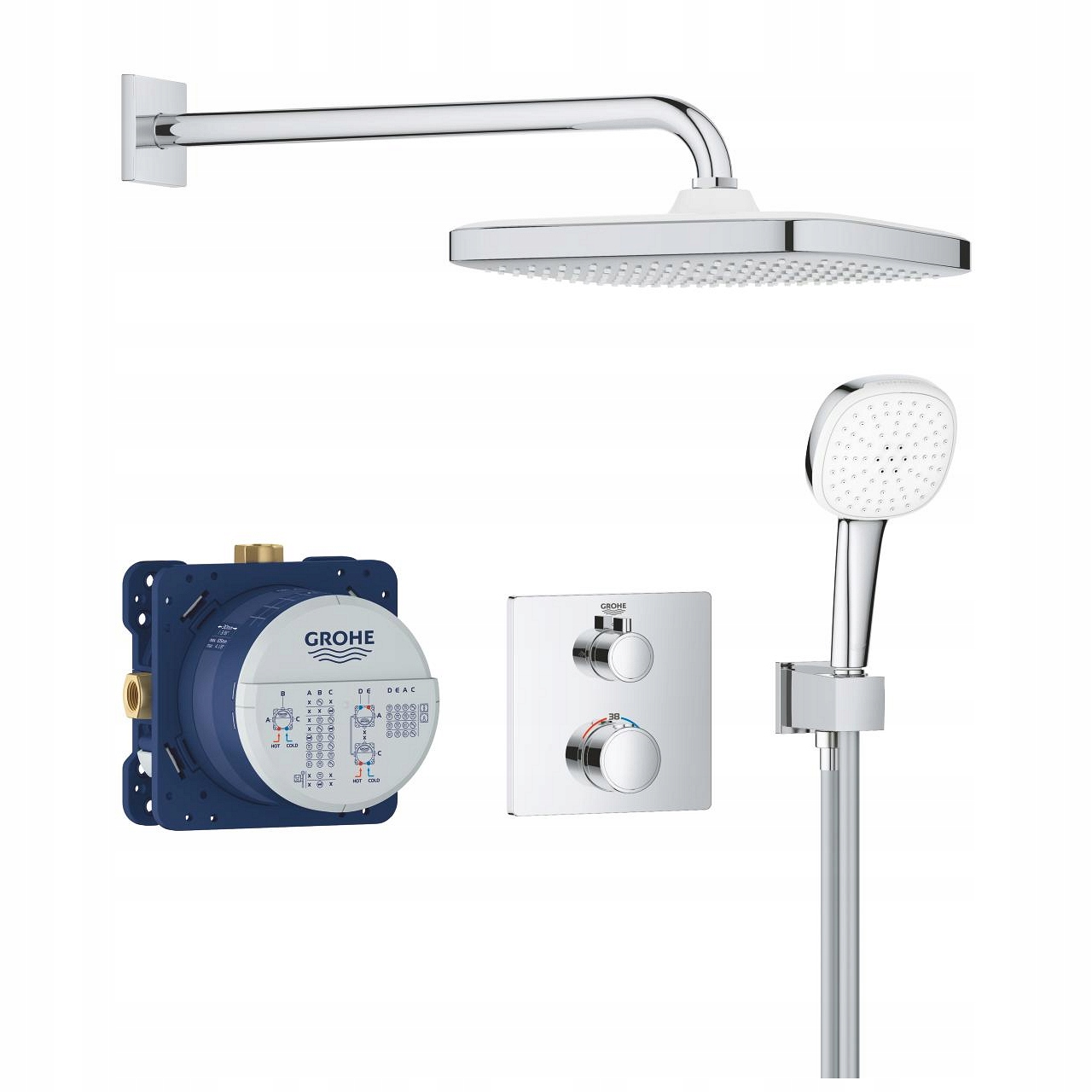 Grohe Grohtherm podtynkowy zestaw prysznicowy 34871000