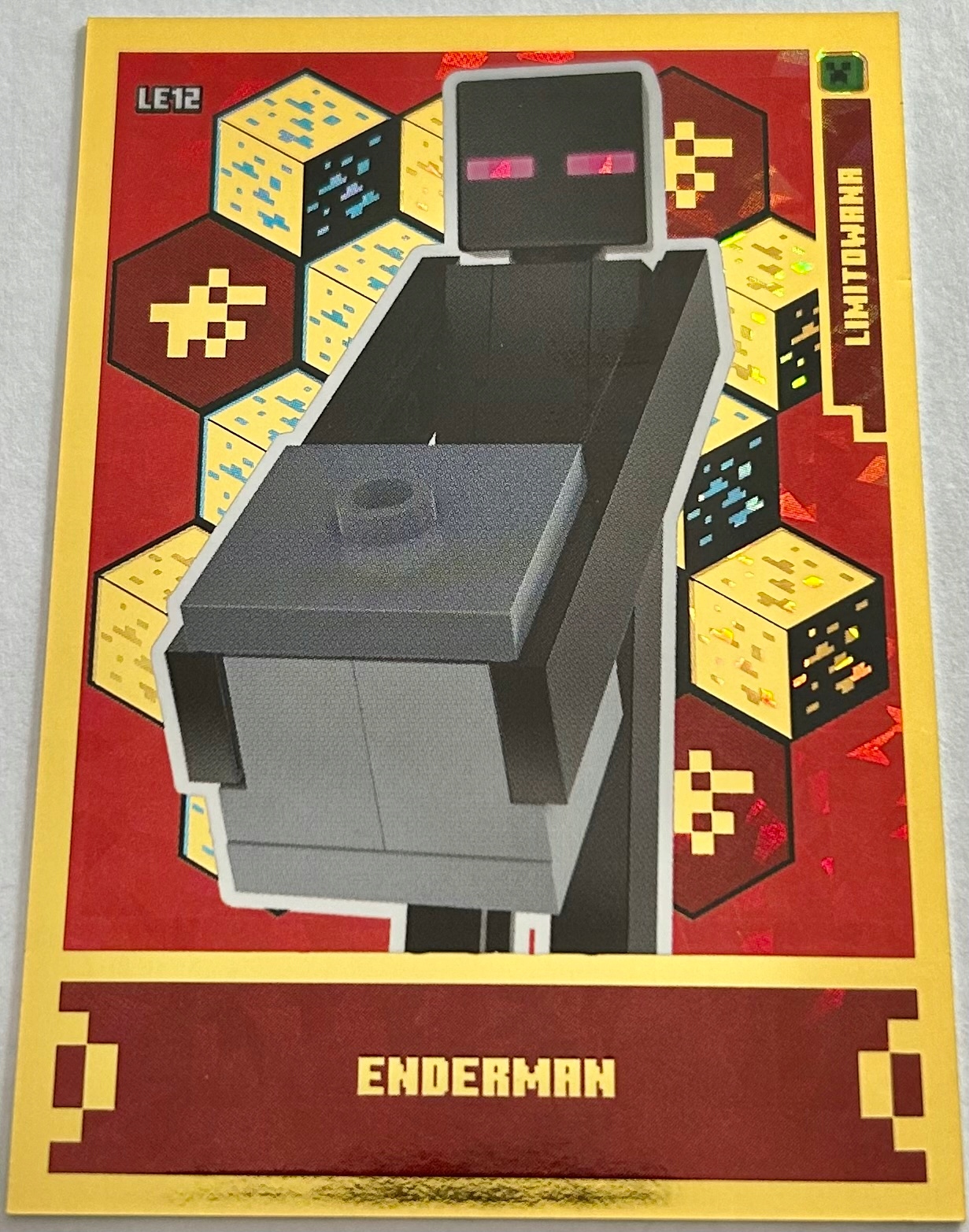 Karta Lego Minecraft Seria 1 LE12 Enderman Nowa