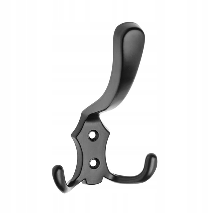 WIESZAK MEBLOWY HACZYK CZARNY MAT LOFT POTRÓJNY CH-05