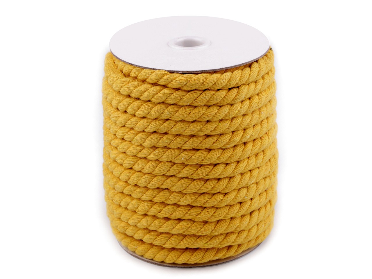 Bavlněná šňůra kroucená fi8 mm macrame 20 m