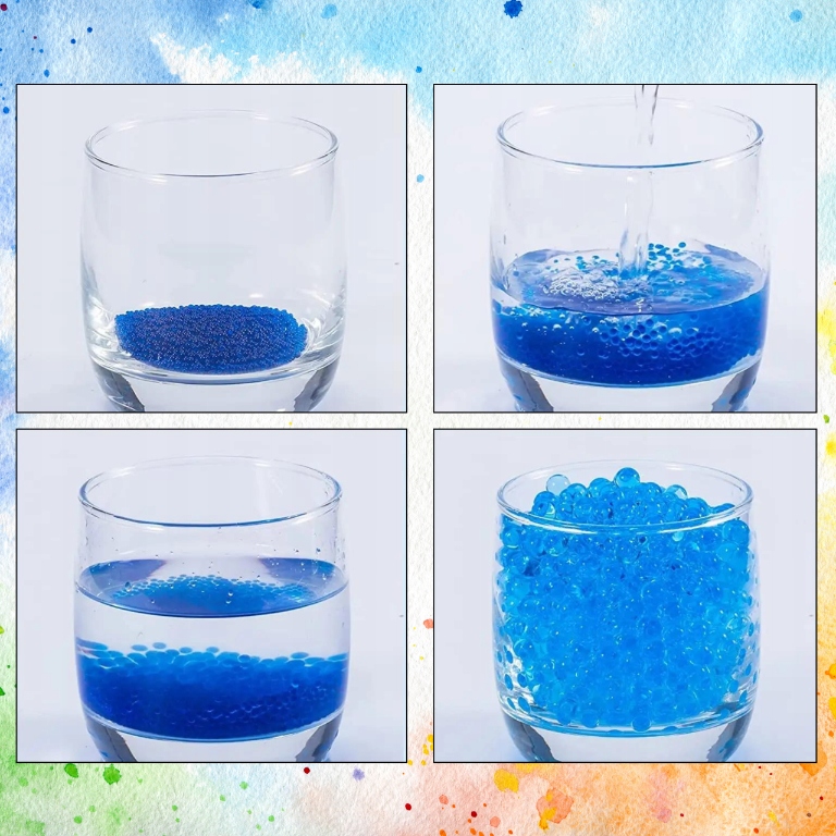 KULKI ŻELOWE HYDROŻELOWE DO PISTOLETU KWIATÓW PRZEŹROCZYSTE NIEBIESKIE MIX EAN (GTIN) 5906280400385