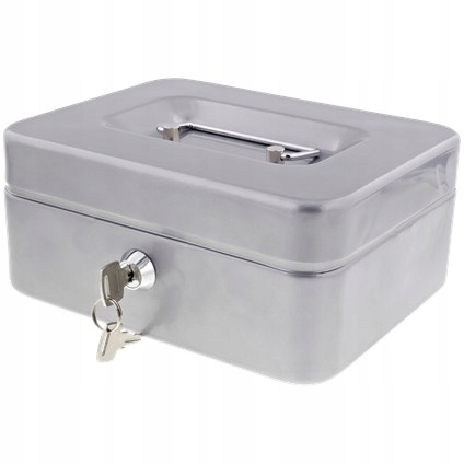 DUŻA KASETKA Z TACKĄ NA PIENIĄDZE NA KLUCZ SEJF