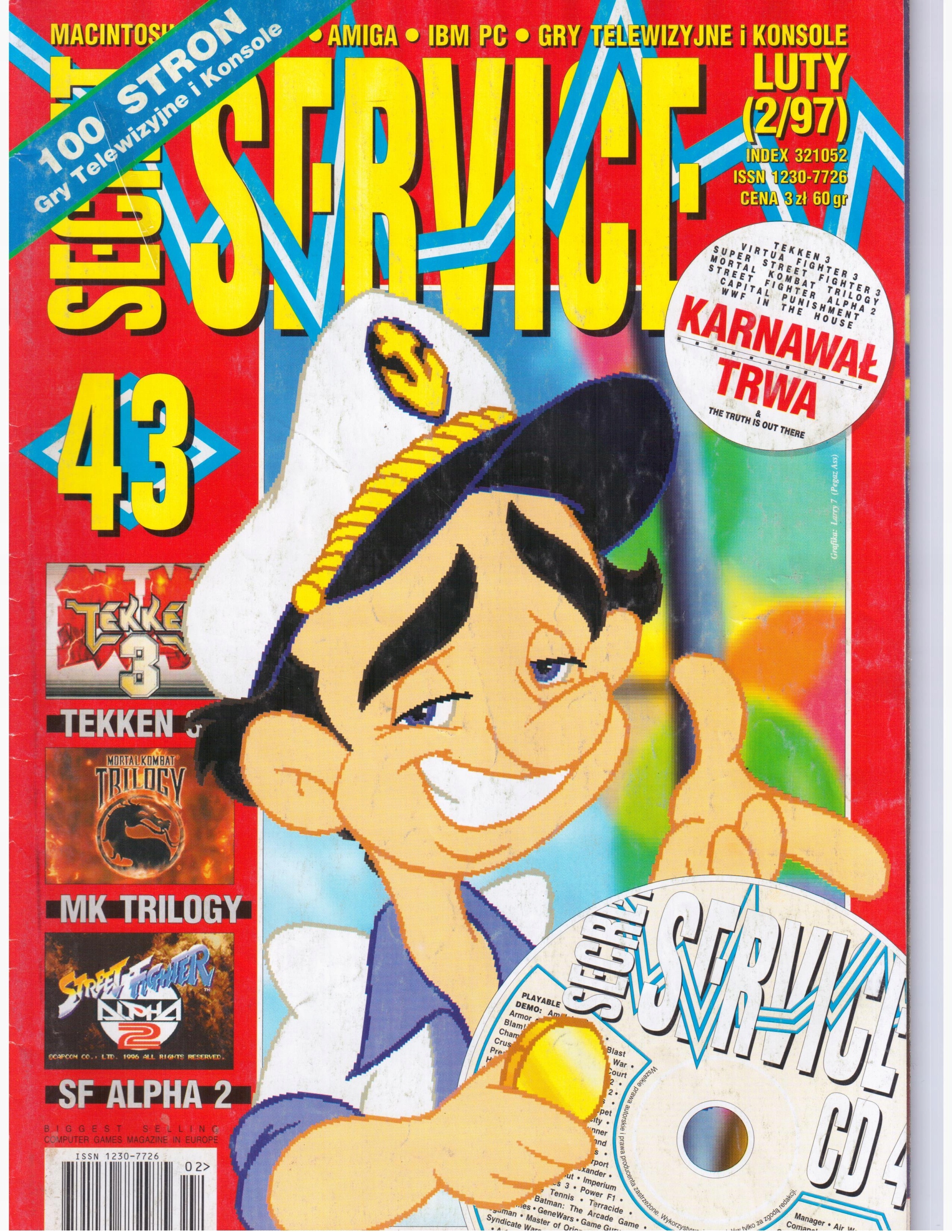 Czasopismo Secret Service nr 02/97 Luty 1997 #43