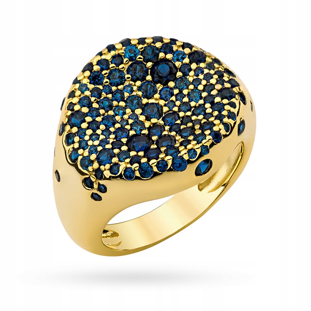 Stříbrný Prstýnek ryzost 925 Dámský Sygnet Černé Granátové Zirkony vel. 17