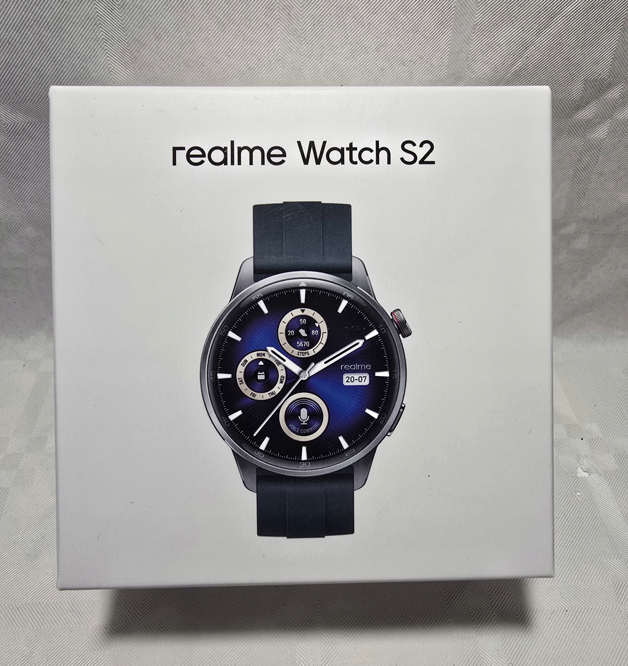Smartwatch Realme Watch S2 Amoled Bluetooth 5 Atm Srebrny IP68