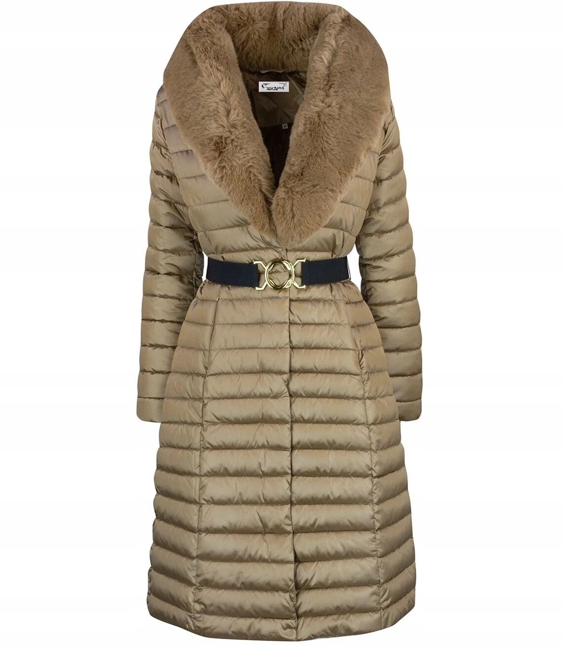 Teplá dlouhá prošívaná bunda Mary S