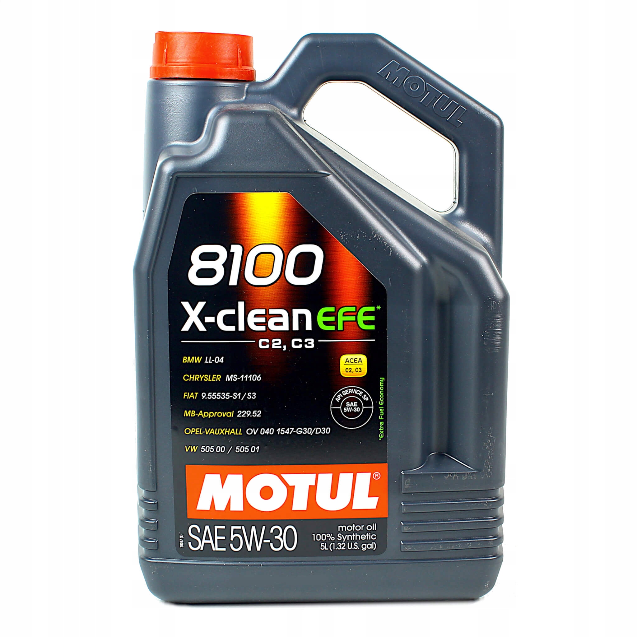 Motul 8100 X-Clean Efe 5W30 C2/C3 505.01 Dexos2 5L