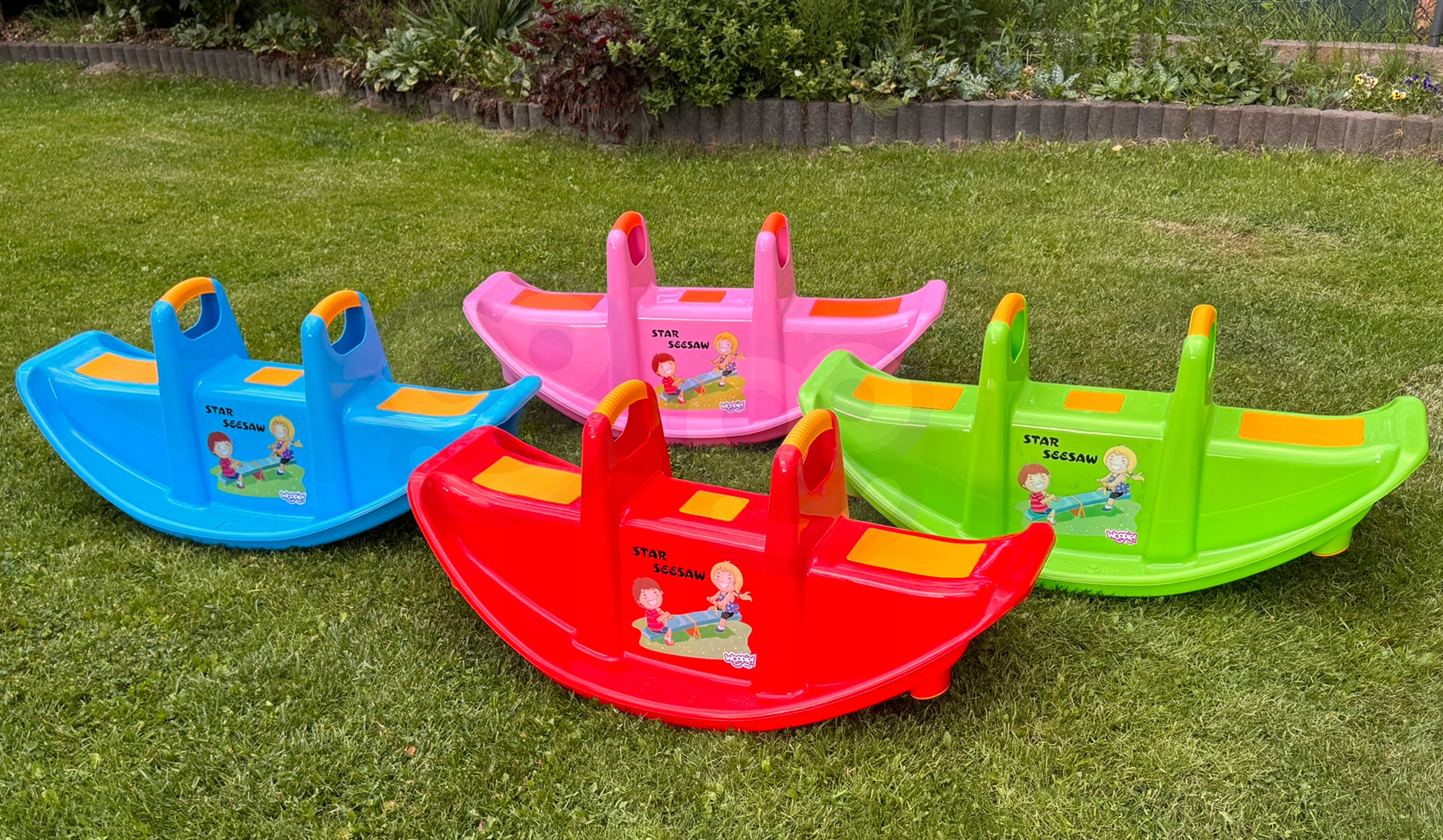 BUJAK NA BIEGUNACH OGRODOWY DLA DZIECI HUŚTAWKA DO DOMU XXL WOOPIE Rodzaj bujaki