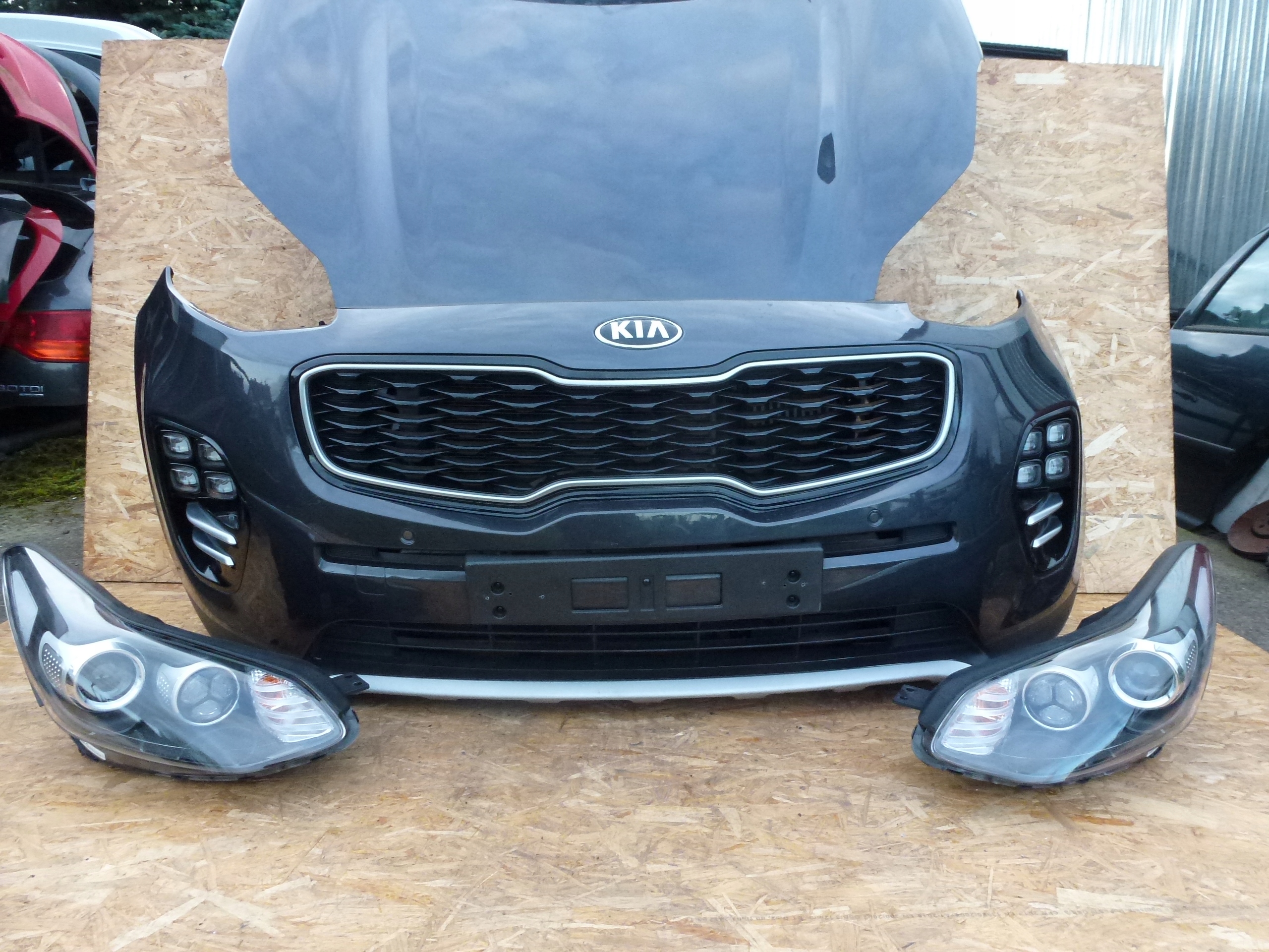 KIA SPORTAGE IV GT- LINE PRZÓD MASKA ZDERZAK PAS LAMPY