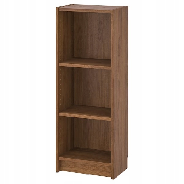 Ikea Billy regál, police 40x28x106 cm, hnědý ořech