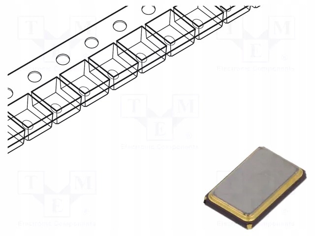 Rezonator kwarcowy 12MHz 30ppm 12pF SMD 5x3,2x0,9mm (1szt)