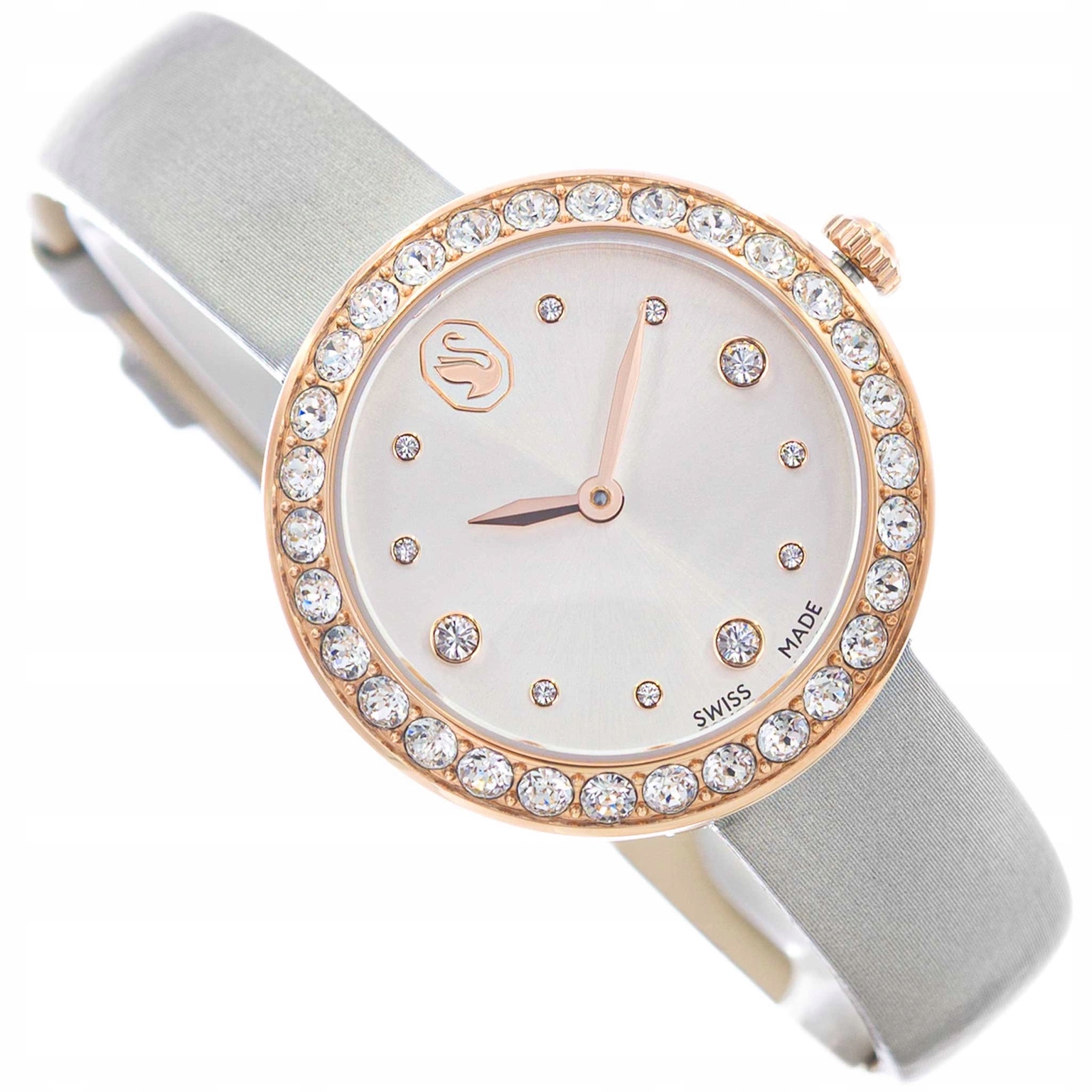 Dámské Hodinky Swarovski 5710105 Matrix Tennis Šedé S Glamour Páskem