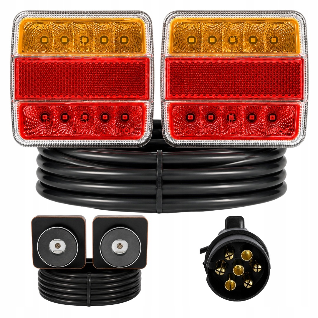 Led zadní světla pro přívěs s paprskem na magnet světla přívěsu 12V 24V