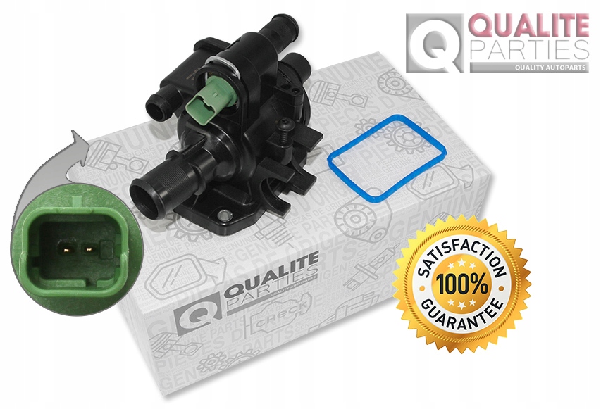 TERMOSTAT OBUDOWA CITROEN C1 C2 C3 NEMO 1.4 HDI Producent części QP