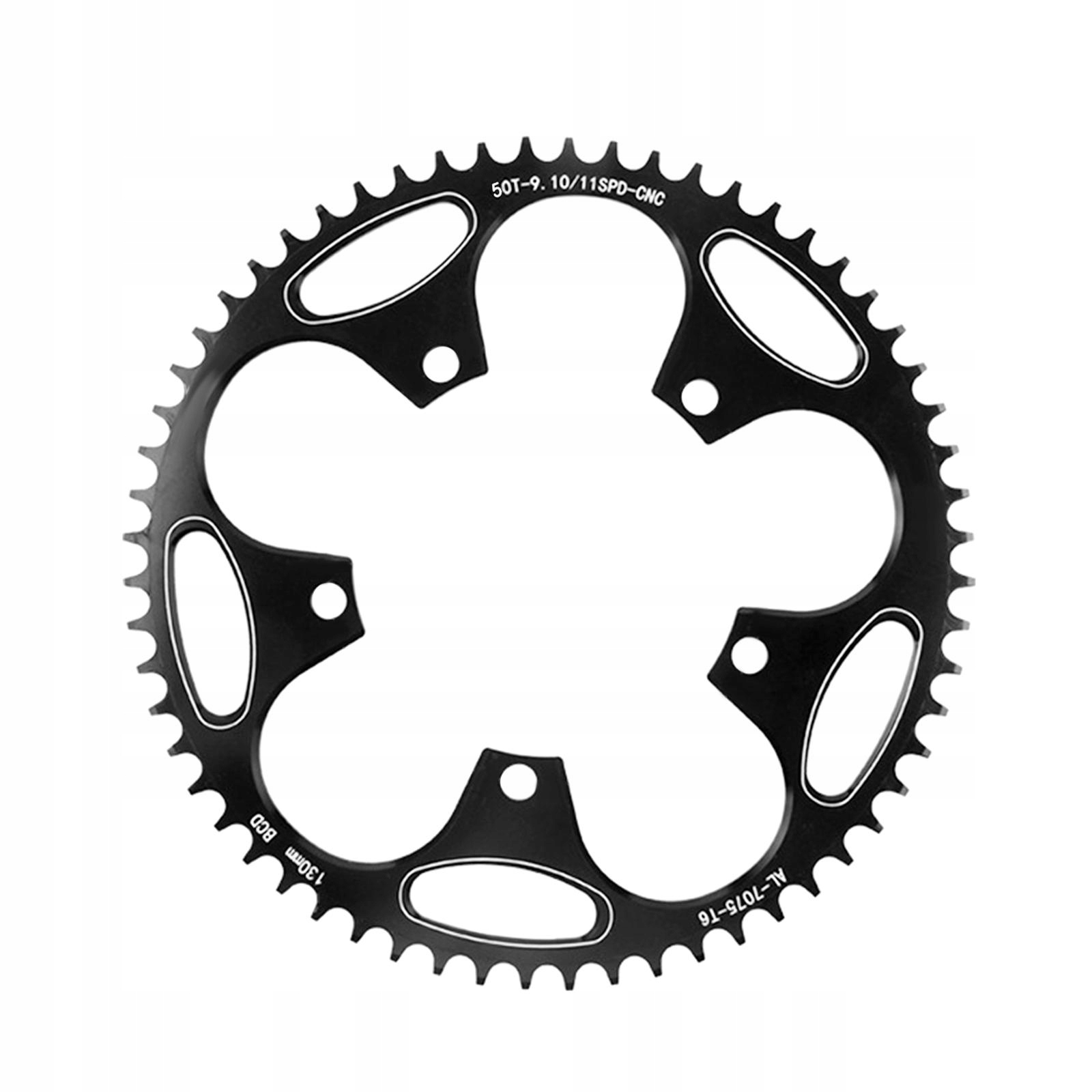 Rower Wąski Szeroki Chainring ,130BCD Akcesoria do zębatek ,Łatwy do 50T