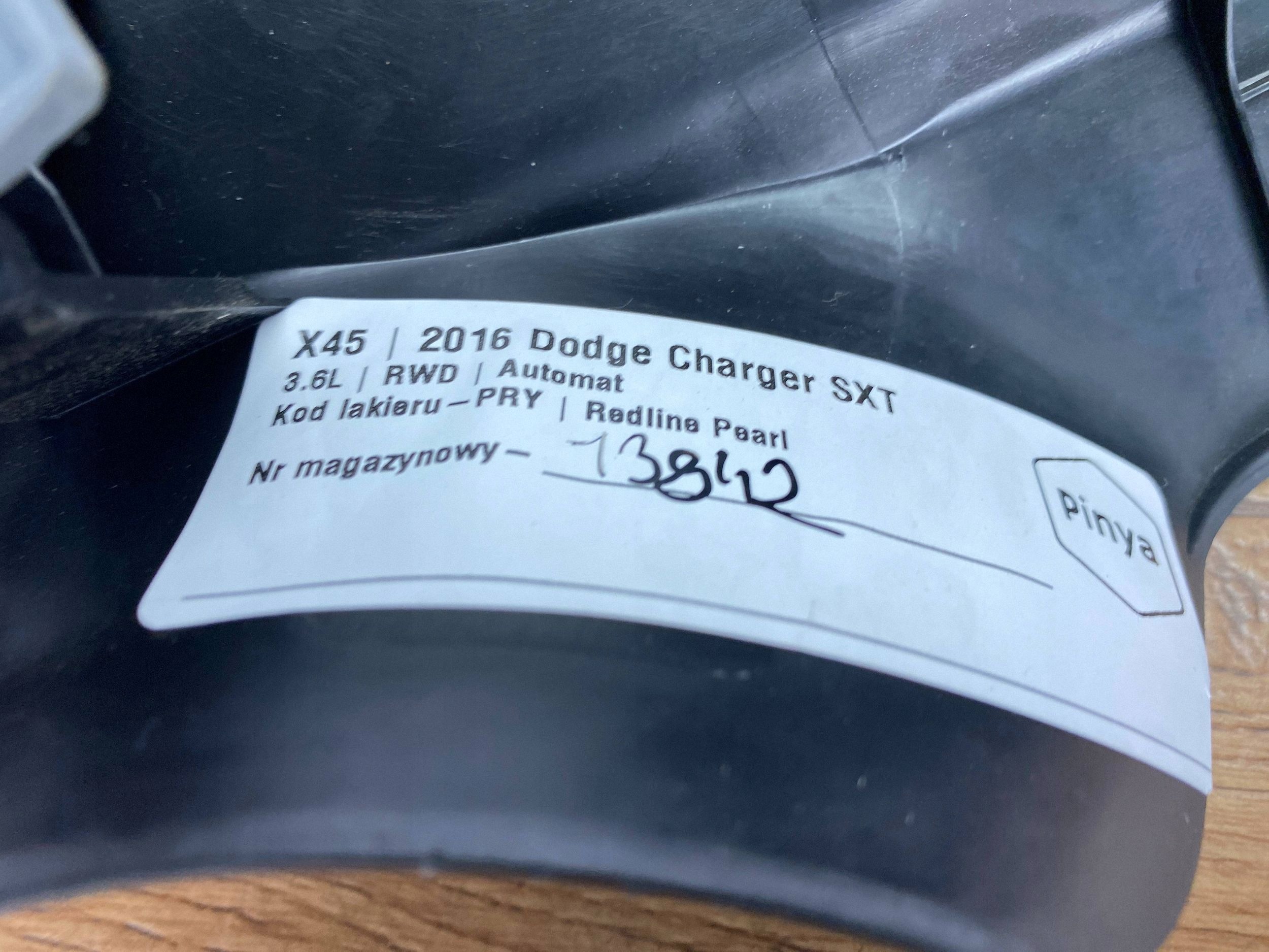 Blende Gehäuse schwellen hinten Dodge Charger 2015+