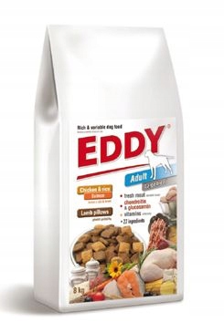 Levně Eddy Adult Large Breed s masovými polštářky 8kg