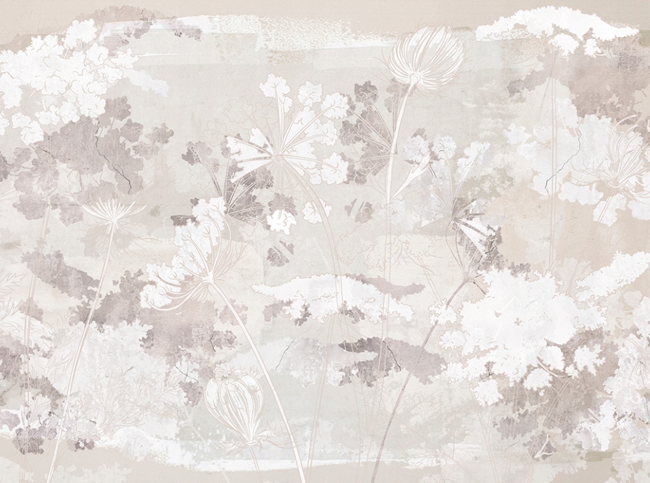 Fototapeta Botanická skica do obývacího pokoje 350 x 260 cm, flizelina 230 g