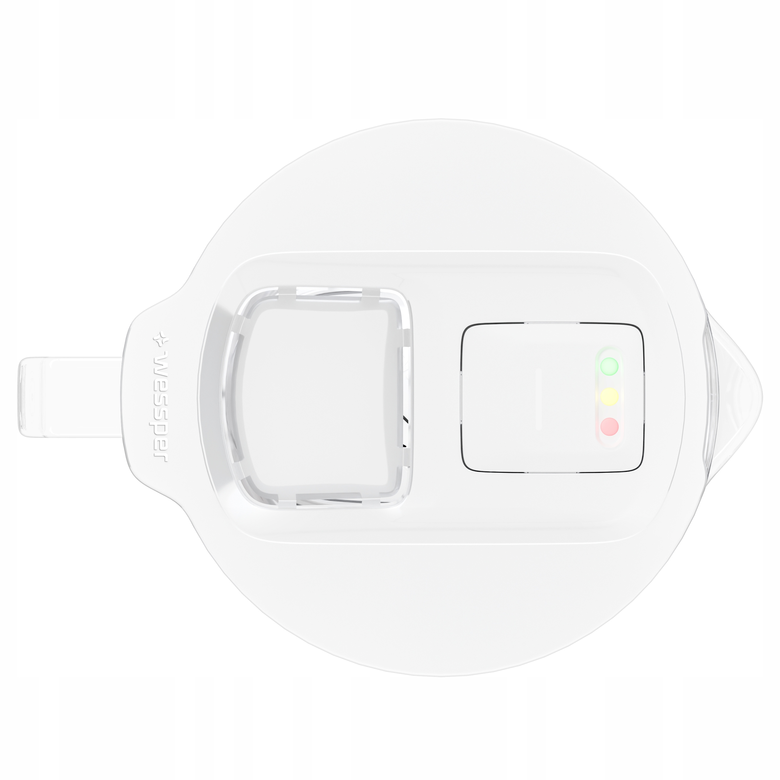 Üveg szűrőkancsó Wessper D4 BOROSILICATE MINI futureflow 2l Alapszín fehér