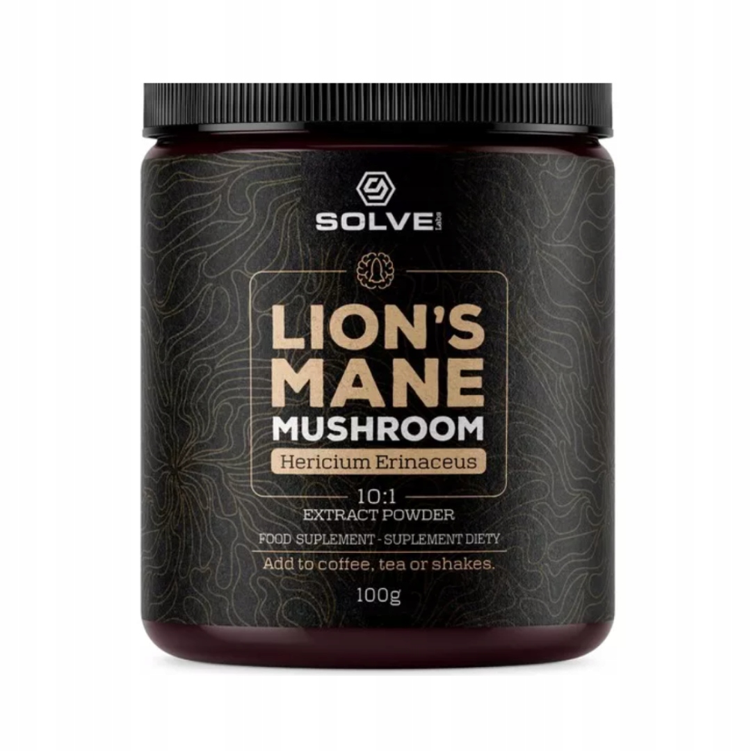 Solve Labs Lion's Mane Soplówka Jeżowata 10:1 proszek 100g