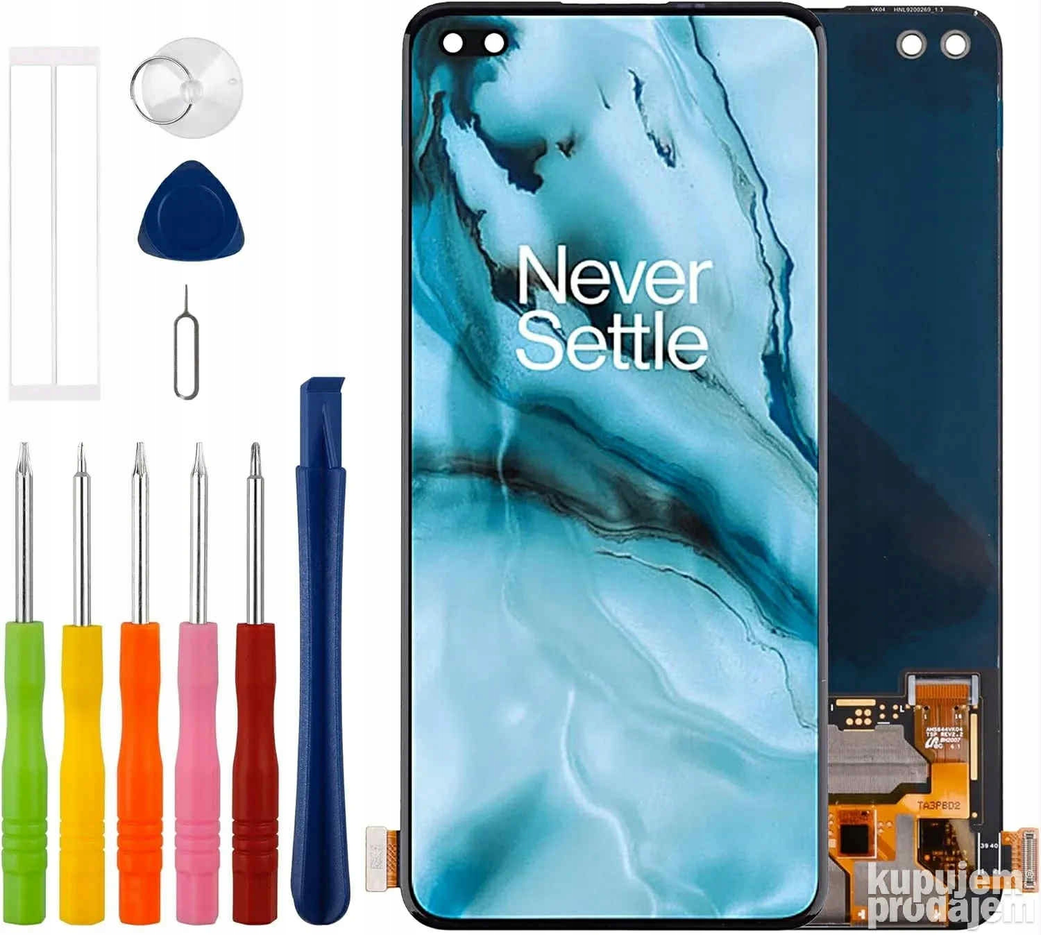 Dotykový displej s sadou nástrojů pro opravu chytrého telefonu One Plus Nord