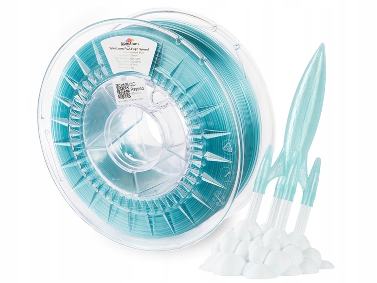 Filament Spectrum Pla High Speed Iceland Blue Modrý 1,75 mm 1 kg