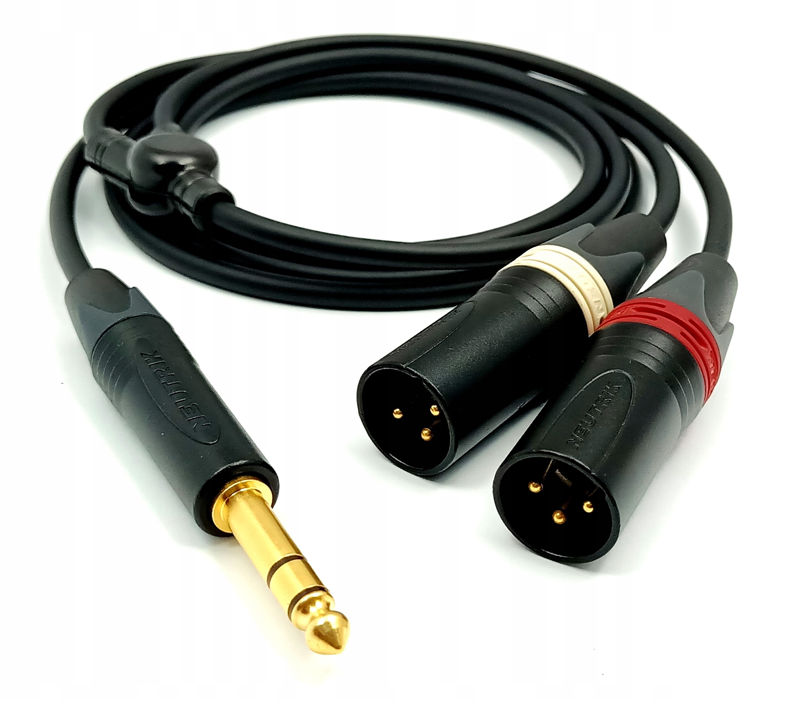 Aux kabel ručně vyrobený 6,3 mm 2 x Xlr Mogami 2893