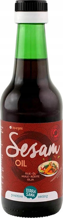 Levně Sezamový Olej (z Pražených Semen) Bezlepkový Bio 250 ml Terrasana