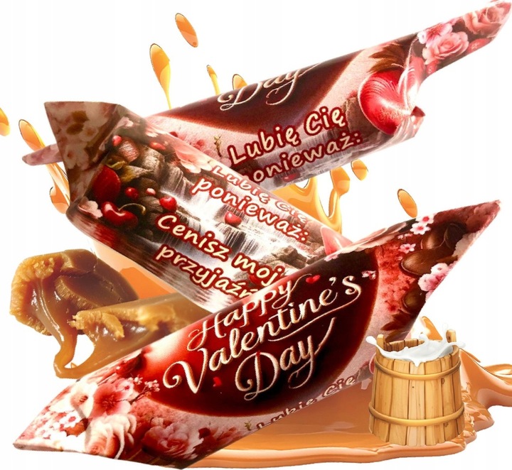 Levně Dárek k Valentýnu Bonbóny Krówki Premium 120 důvodů, Proč Tě Mám Ráda 1KG